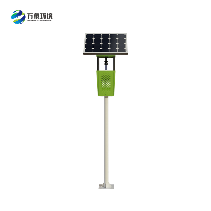 茶園殺蟲(chóng)燈利用風(fēng)吸式原理
